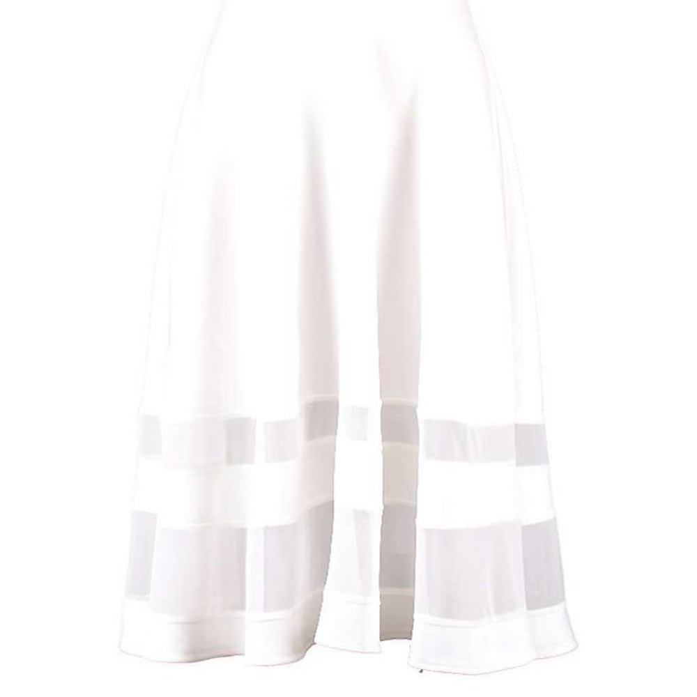 Celina Strappy Double Mesh Midi Skater Dress - Picture 2 of 2